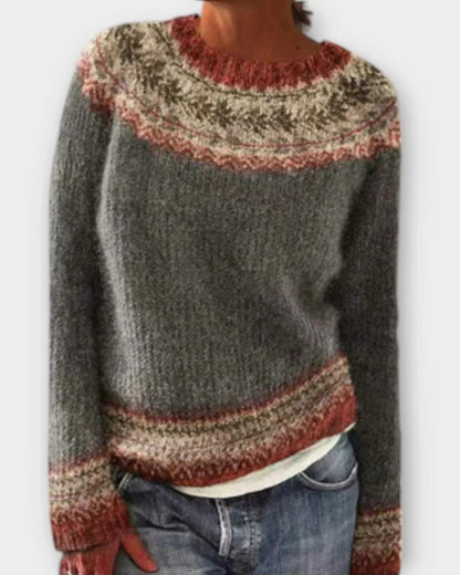 RHEA | NORDIC KNIT JUMPER