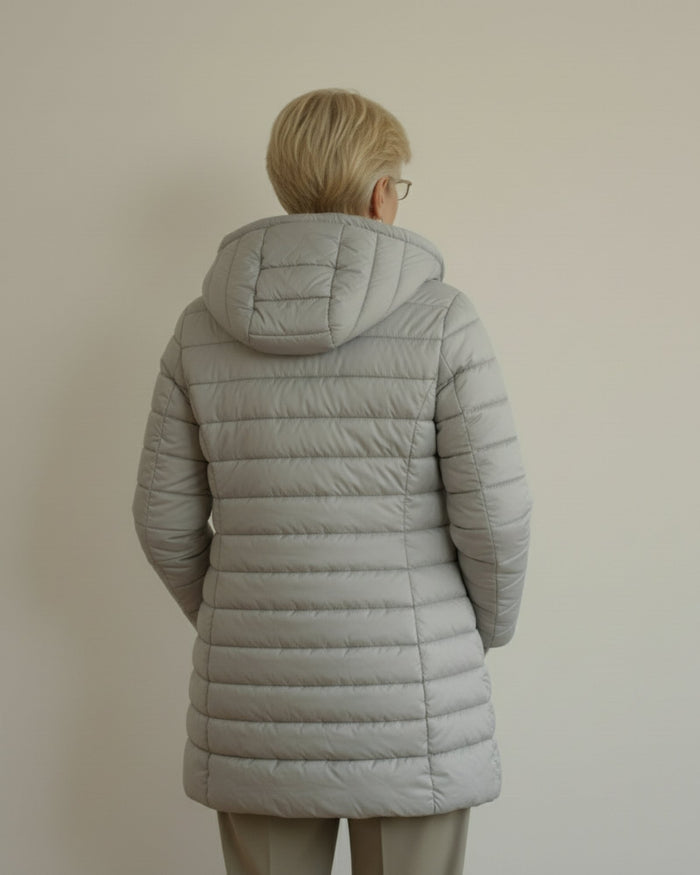 Eliza | Fleece Lined Long Puffer Jacket