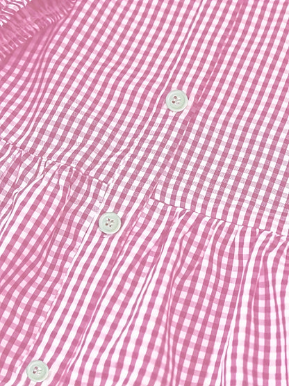 Mirette – Gingham Tiered Dress