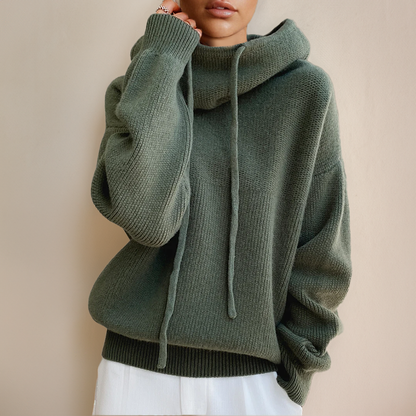 Rhea Luxe Knit Hoodie