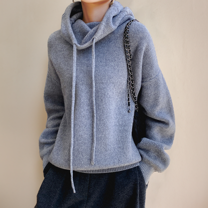 Rhea Luxe Knit Hoodie