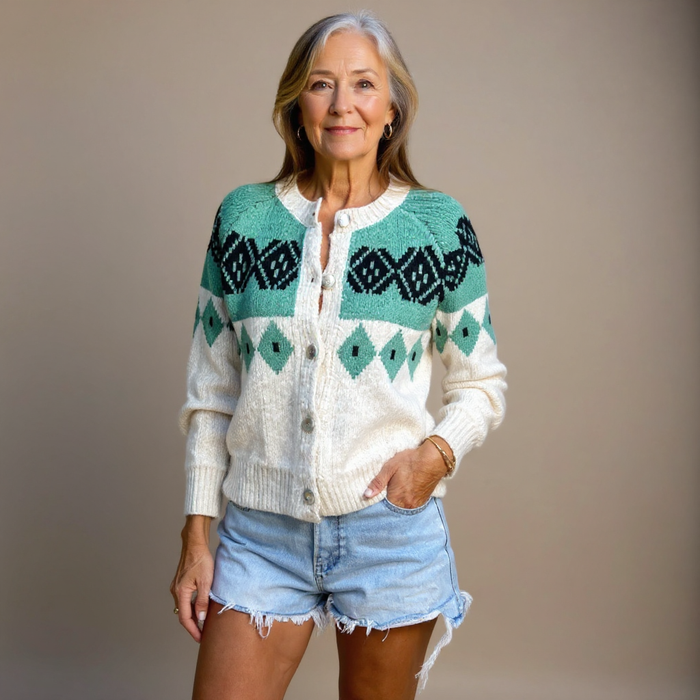 Allison |  Nordic Knit Cardigan