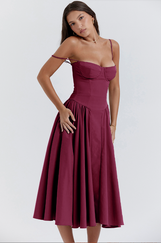 Seraphine – Sleeveless Midi Dress