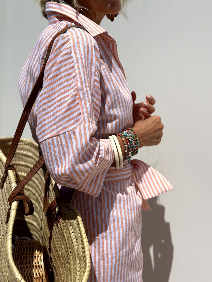 Celine – Classic Striped Shirt Dress
