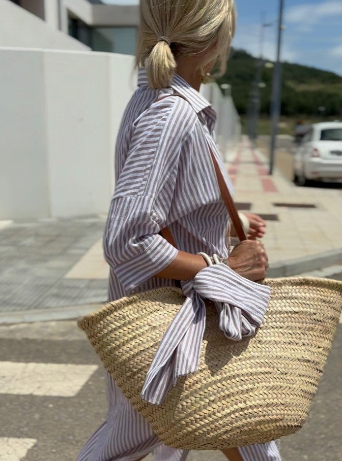 Celine – Classic Striped Shirt Dress