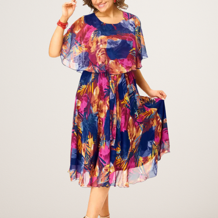 Mira – Chiffon Midi Dress