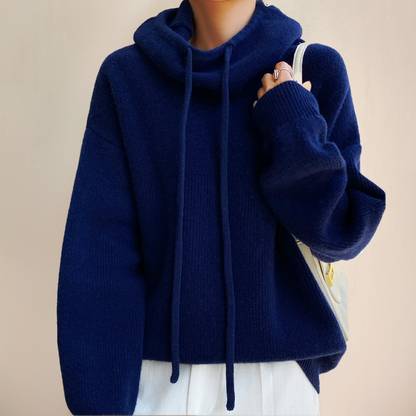 Rhea Luxe Knit Hoodie